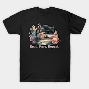 Read, Purr, Repeat Pastel T-Shirt